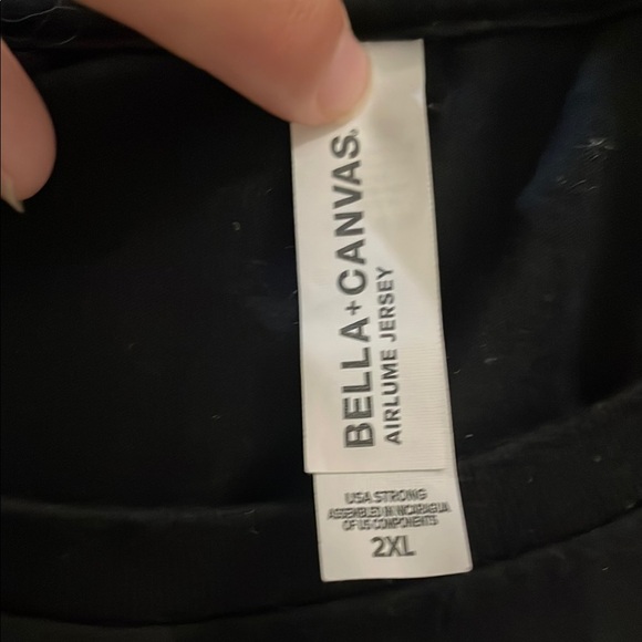 .Bella Canvas Black Airlume Jersey size 2XL - Picture 2 of 2